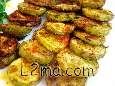 كوسا مشوي على الطريقة التركية كوسا مشوي على الطريقة التركية